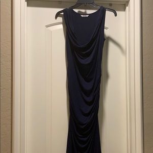 Blue Three Dots cotton stretch dress